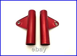 NOS Pair of Suzuki B120 Headlamp Brackets Candy Rose Red 51530-07010 51540-07010 NOS Pair of Suzuki B120 Headlamp Brackets Candy Rose Red 51530-07010 51540-07010