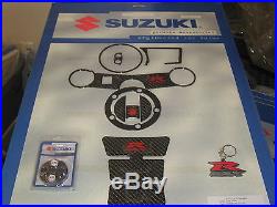 NOS Suzuki Carbon Fiber Accessory Set 1998-2007 GSX-R600 GSX-R750 990A0-94000