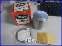 NOS Wiseco 2nd O/S 77.50mm Piston with Rings & Clips 1977 Suzuki RM370 367P2 412P2