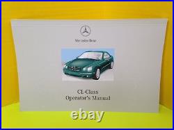 New 2002 2001 Mercedes CL Cl500 Cl600 Cl55 Owners Manual Only (new Old Stock)