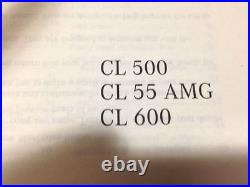 New 2002 2001 Mercedes CL Cl500 Cl600 Cl55 Owners Manual Only (new Old Stock)