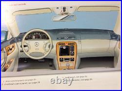 New 2002 2001 Mercedes CL Cl500 Cl600 Cl55 Owners Manual Only (new Old Stock)