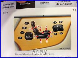 New 2002 2001 Mercedes CL Cl500 Cl600 Cl55 Owners Manual Only (new Old Stock)