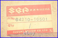 New OEM Suzuki 64210-16501 Rear Brake Plate NOS