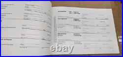 New Old Stock 1980 Mercedes W123 W116 Maintenance Service Booklet 300D 300SD