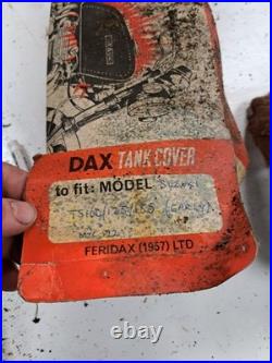 Nos Feridax Suzuki Ts 100 125 185 Early Motorbike Fuel Petrol Tank Cover Trim