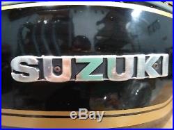 Nos Genuine Suzuki Gt380 Gas Tank Fuel Tank Emblem Original Japan