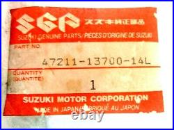 Nos Genuine Suzuki TS 50 TS50 COVER, FRAME, L (WHITE) 47211-13700-14L