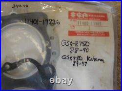 Nos Suzuki Gasket Set 1988-1990 Gsxr 750 1989-1997 Gsx 750 11401-17836 New Oem