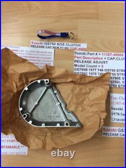 SUZUKI GS750 NOS CLUTCH RELEASE CAP NEW IN SUZUKI BAG PT NO 11387-45000 WithTAG