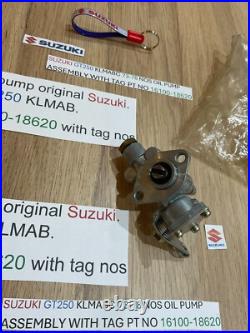 SUZUKI GT250 KLMABC 73-78 NOS Oil Pump Assembly pt 16100-18620 NEW