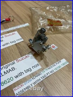 SUZUKI GT250 KLMABC 73-78 NOS Oil Pump Assembly pt 16100-18620 NEW