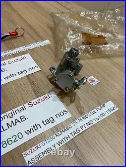 SUZUKI GT250 KLMABC 73-78 NOS Oil Pump Assembly pt 16100-18620 NEW