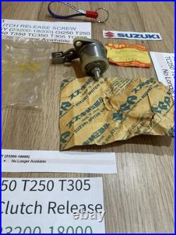 SUZUKI GT250 T250 T305 T350 TC305 NOS Clutch Release Assembly pt 23200-18000 NEW SUZUKI GT250 T250 T305 T350 TC305 NOS Clutch Release Assembly pt 23200-18000 NEW