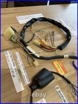 SUZUKI GT250 X7 NOS WIRING HARNESS 36610-11300 36610-11301 36610-11302 new + tag