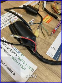SUZUKI GT250 X7 NOS WIRING HARNESS 36610-11300 36610-11301 36610-11302 new + tag