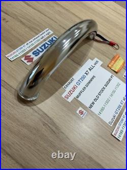 SUZUKI GT250 X7 all nos exhaust header pipe 14160-11302 / 14150-11302 left + rig SUZUKI GT250 X7 all nos exhaust header pipe 14160-11302 / 14150-11302 left + rig
