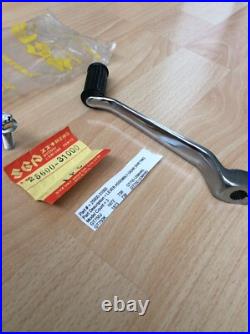 SUZUKI GT750 J/K 72-73 NOS CHROME GEAR LEVER + BOLT IN BAG WithTAG PT 25600-31000