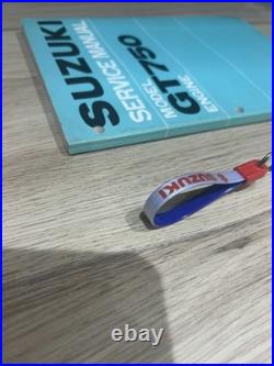 SUZUKI GT750 j/k SERVICE MANUAL PRINTED IN JAPAN 1976 LOVELY INTERNAL PAGES NOS