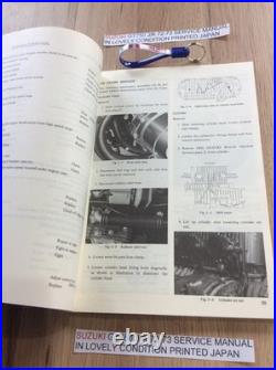 SUZUKI GT750 j/k SERVICE MANUAL PRINTED IN JAPAN 1976 LOVELY INTERNAL PAGES NOS