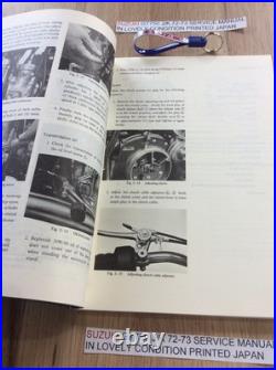 SUZUKI GT750 j/k SERVICE MANUAL PRINTED IN JAPAN 1976 LOVELY INTERNAL PAGES NOS