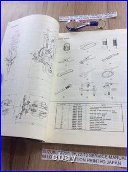 SUZUKI GT750 j/k SERVICE MANUAL PRINTED IN JAPAN 1976 LOVELY INTERNAL PAGES NOS