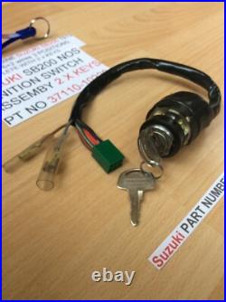 SUZUKI SB200 NOS IGNITION SWITCH PT NO 37110-10220 s/s 37110-10222 NEW 2 X KEYS SUZUKI SB200 NOS IGNITION SWITCH PT NO 37110-10220 s/s 37110-10222 NEW 2 X KEYS