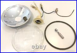 Set of Suzuki B120M NOS Headlamp Headlight Parts for UK Model with Pilot Bulb