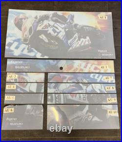 Snap On Tools Tyco Suzuki Decal Set 40 Stack Split Bank ZPLATETYCO Old Stock