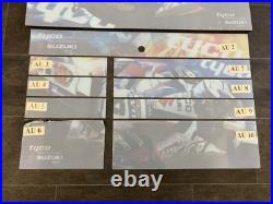 Snap On Tools Tyco Suzuki Decal Set 40 Stack Split Bank ZPLATETYCO Old Stock