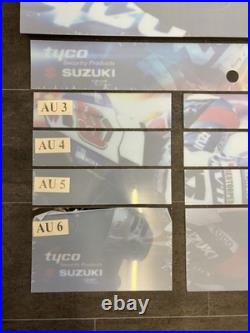 Snap On Tools Tyco Suzuki Decal Set 40 Stack Split Bank ZPLATETYCO Old Stock