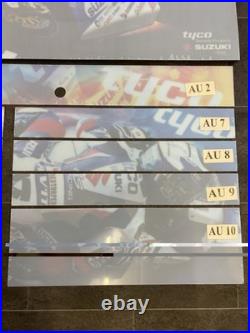 Snap On Tools Tyco Suzuki Decal Set 40 Stack Split Bank ZPLATETYCO Old Stock