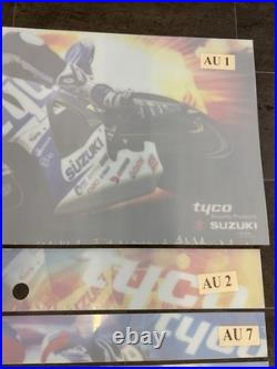 Snap On Tools Tyco Suzuki Decal Set 40 Stack Split Bank ZPLATETYCO Old Stock