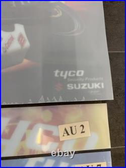 Snap On Tools Tyco Suzuki Decal Set 40 Stack Split Bank ZPLATETYCO Old Stock
