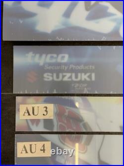 Snap On Tools Tyco Suzuki Decal Set 40 Stack Split Bank ZPLATETYCO Old Stock