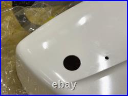 Suzuki 80 K10 K11 K15 LH Frame Cover White NOS Genuine Japan 47211-03970-064