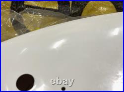 Suzuki 80 K10 K11 K15 LH Frame Cover White NOS Genuine Japan 47211-03970-064