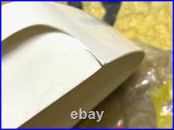 Suzuki 80 K10 K11 K15 LH Frame Cover White NOS Genuine Japan 47211-03970-064