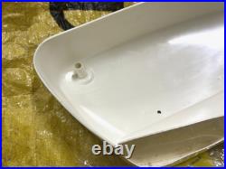 Suzuki 80 K10 K11 K15 LH Frame Cover White NOS Genuine Japan 47211-03970-064