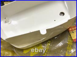 Suzuki 80 K10 K11 K15 LH Frame Cover White NOS Genuine Japan 47211-03970-064