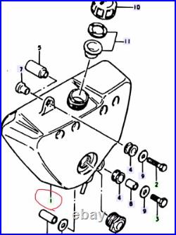 Suzuki A100 Nos Oil Tank Resevoir New In Suzuki Parts Bag Pt 44611-22502
