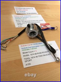 Suzuki A100 Rv90 Ts50 Nos Lever Switch Assembly Brake Wiring Pt57300-20625 New