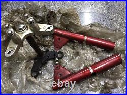 Suzuki A80 A100 A100-4 A100K/L/M Bracket Headlamp Red &Steering Stem&Head NOS Suzuki A80 A100 A100-4 A100K/L/M Bracket Headlamp Red &Steering Stem&Head NOS