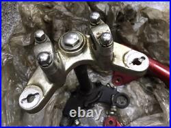 Suzuki A80 A100 A100-4 A100K/L/M Bracket Headlamp Red &Steering Stem&Head NOS Suzuki A80 A100 A100-4 A100K/L/M Bracket Headlamp Red &Steering Stem&Head NOS