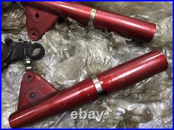 Suzuki A80 A100 A100-4 A100K/L/M Bracket Headlamp Red &Steering Stem&Head NOS Suzuki A80 A100 A100-4 A100K/L/M Bracket Headlamp Red &Steering Stem&Head NOS