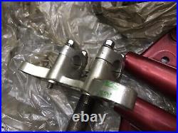 Suzuki A80 A100 A100-4 A100K/L/M Bracket Headlamp Red &Steering Stem&Head NOS Suzuki A80 A100 A100-4 A100K/L/M Bracket Headlamp Red &Steering Stem&Head NOS