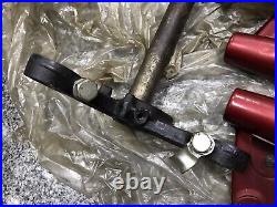 Suzuki A80 A100 A100-4 A100K/L/M Bracket Headlamp Red &Steering Stem&Head NOS Suzuki A80 A100 A100-4 A100K/L/M Bracket Headlamp Red &Steering Stem&Head NOS