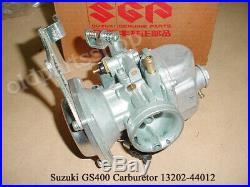 Suzuki GS400 Carburetor LH NOS GS400C GS400N GS400X CARB 13202-44012 Carburettor