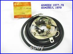 Suzuki GS400 GS425 Contact Breaker Assy NOS Contact Point L / R OEM 33110-44020