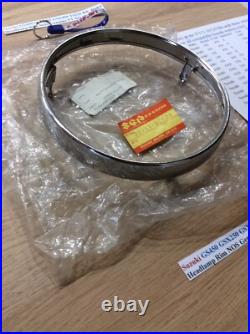 Suzuki GS450 GSX250 GSX400 TS250 B/C Headlamp Rim NOS Genuine PT NO 35111-30520 Suzuki GS450 GSX250 GSX400 TS250 B/C Headlamp Rim NOS Genuine PT NO 35111-30520